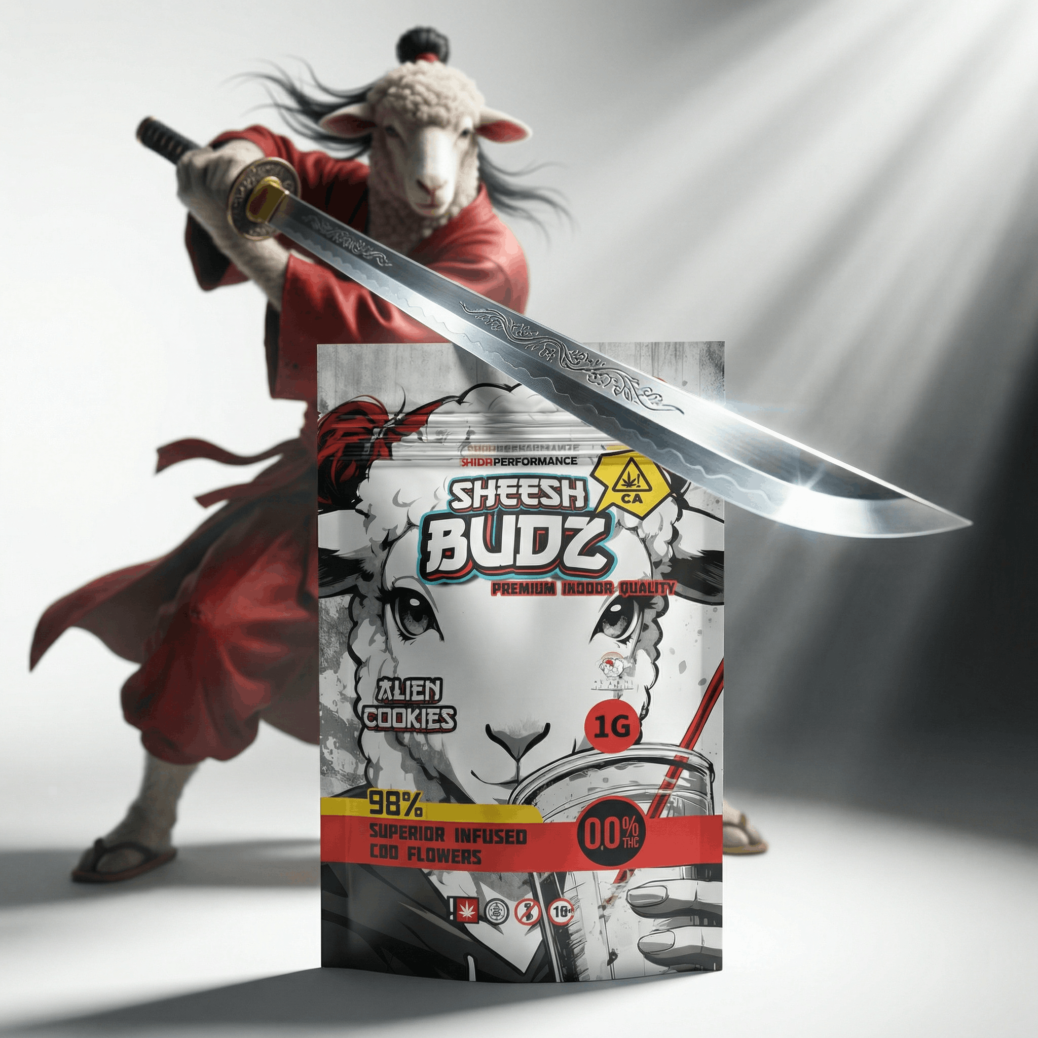 SHEESH BUDZ - CBD Blüten - Durban Gelato - 1g