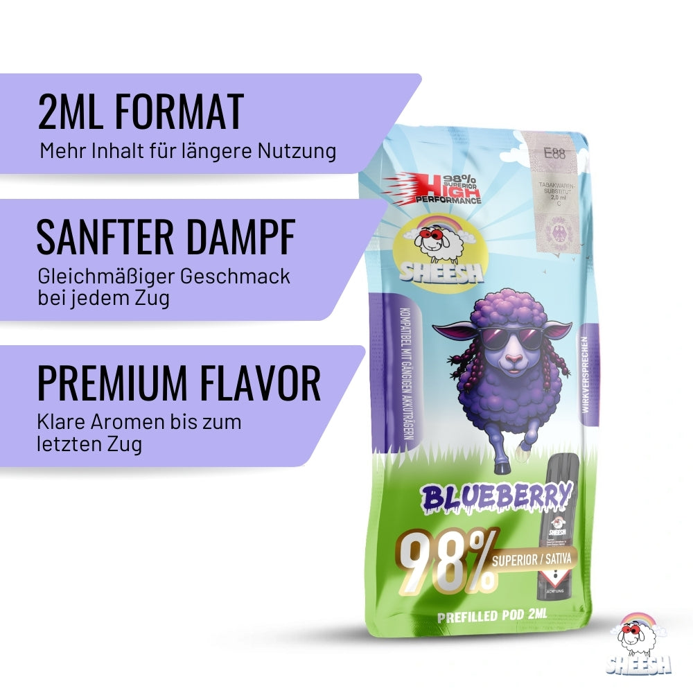 SHEESH - Signature Pod - Blueberry - Superior