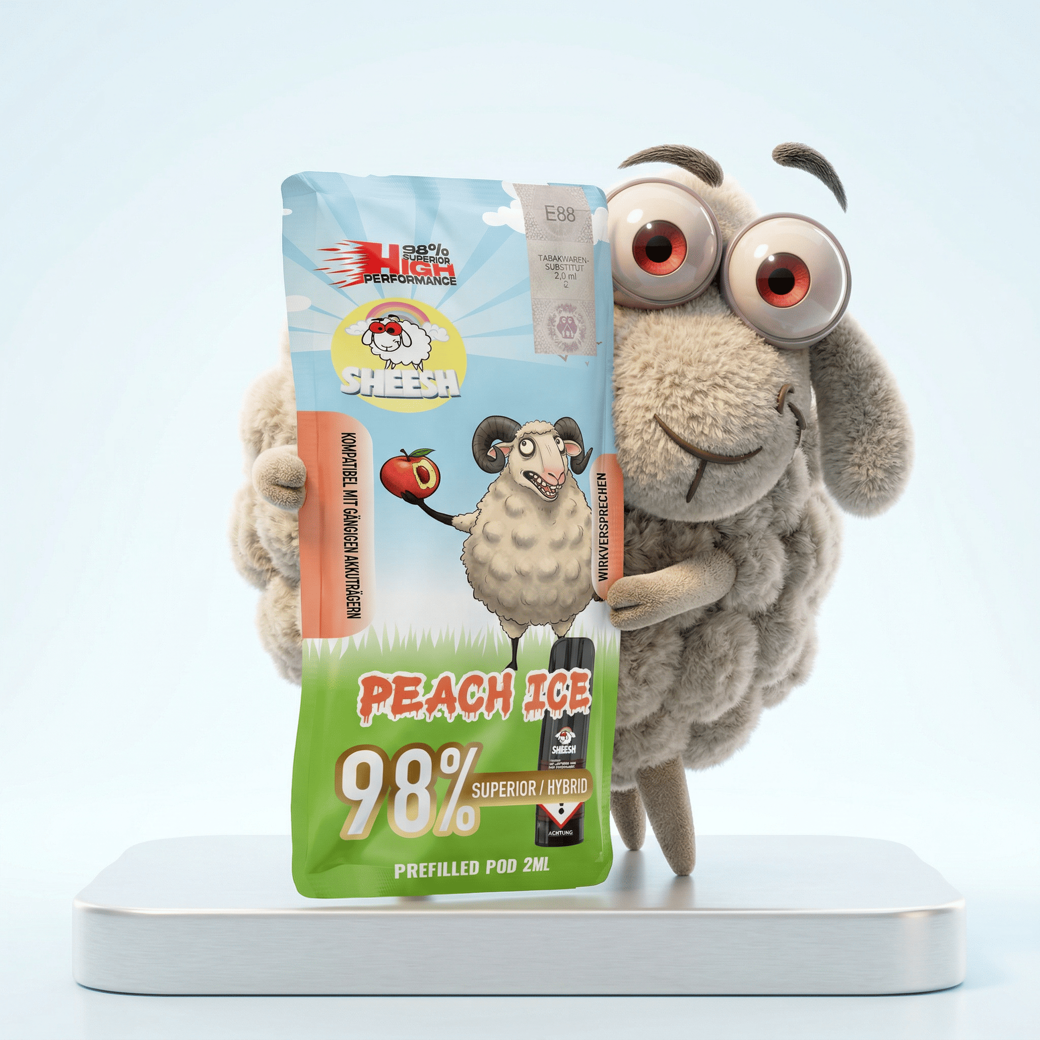 SHEESH - Signature Pod - Peach Ice - Superior