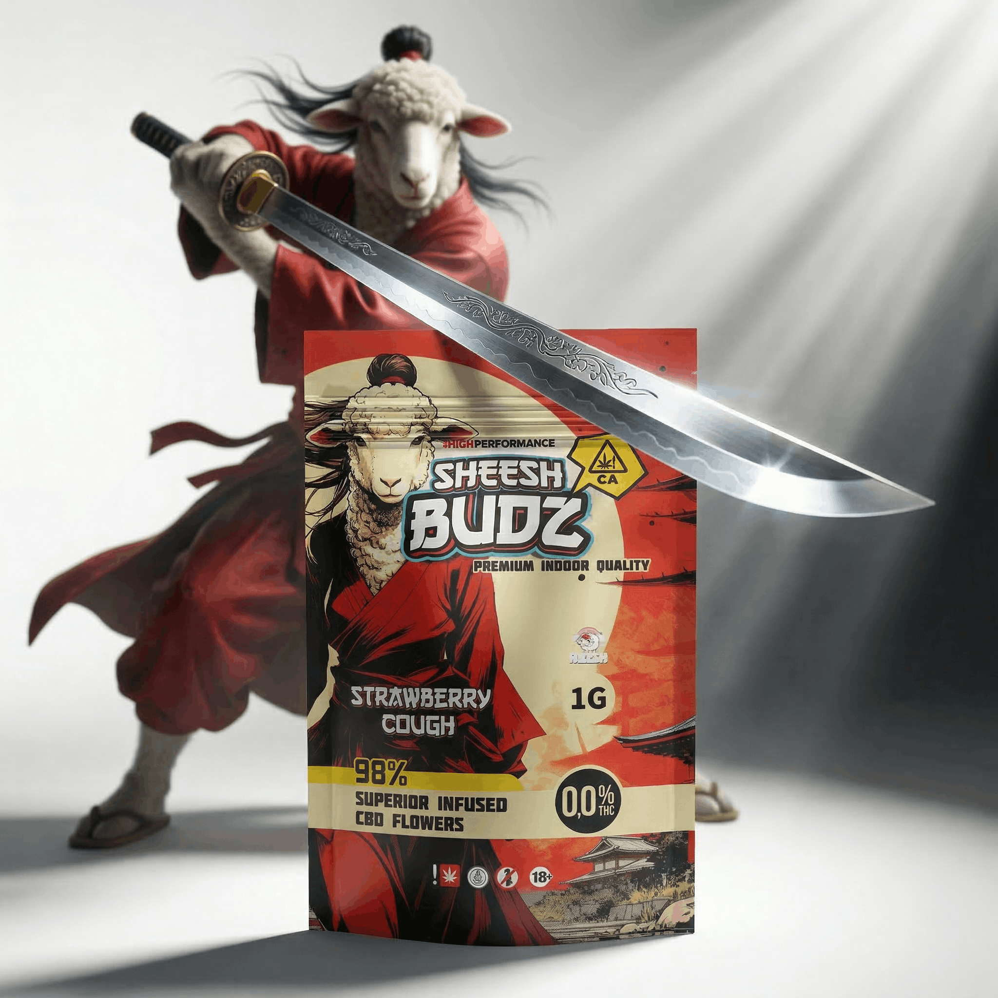 SHEESH BUDZ  - Strawberry Cough - 1g - bubatzlegal24