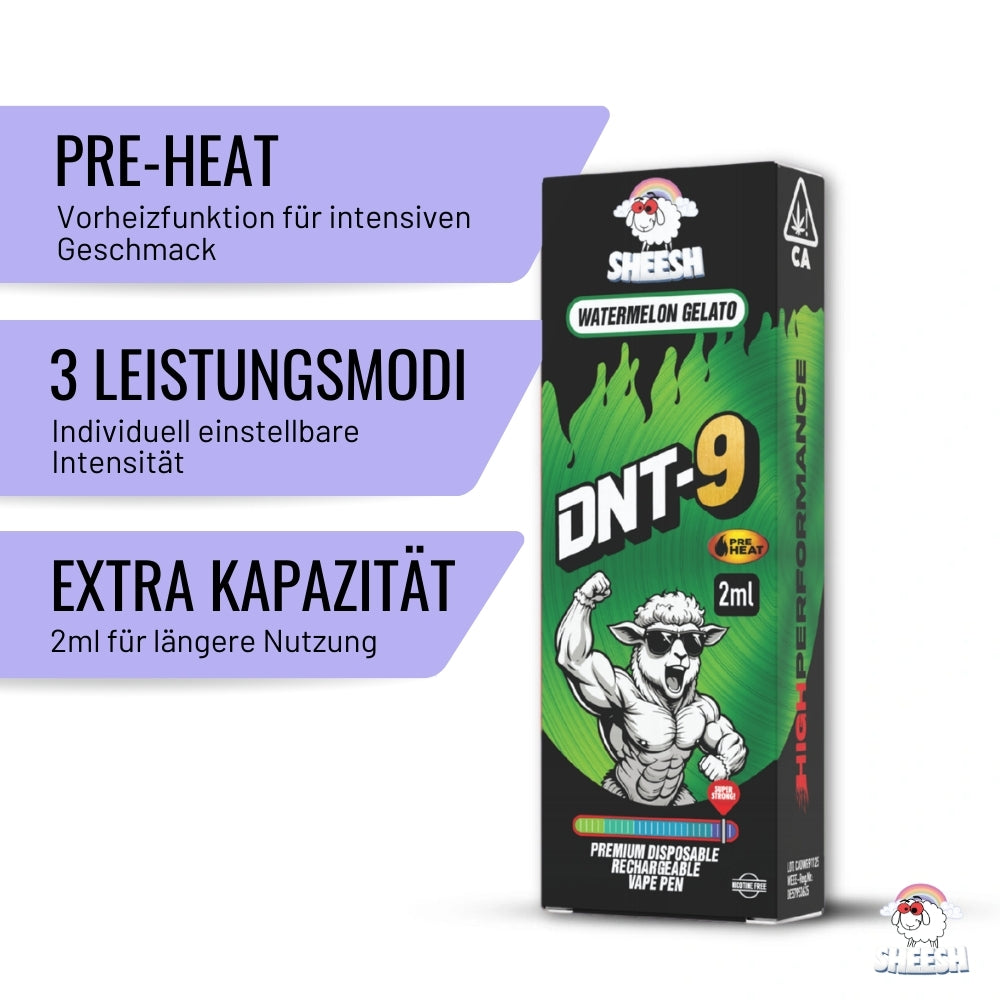 SHEESH - DNT9 - Watermelon Gelato - 2ml