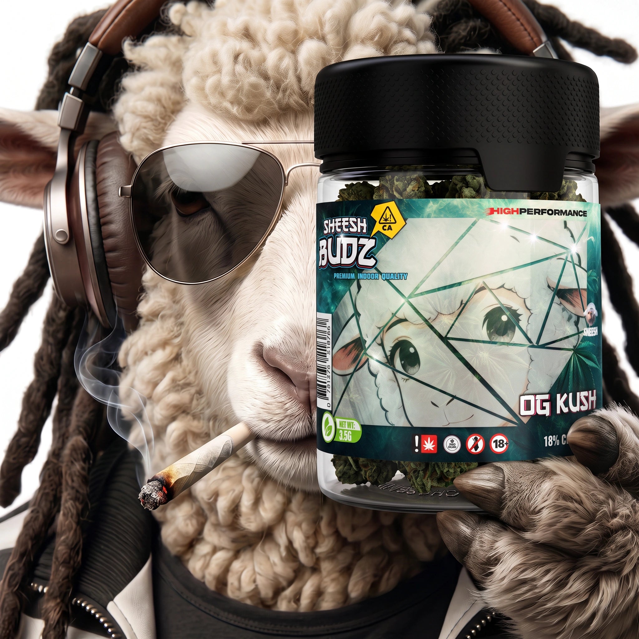 SHEESH BUDZ CBD - OG Kush - 3.5g - 18% CBD