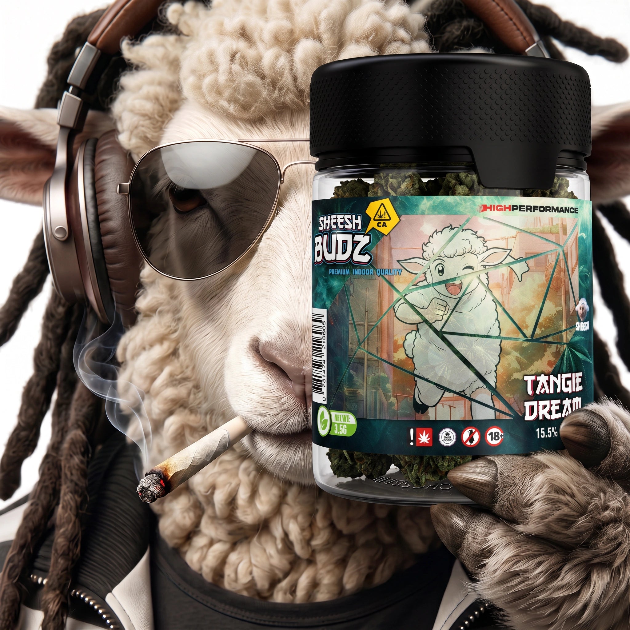 SHEESH BUDZ CBD - Tangie Dream - 3.5g - 15.5% CBD