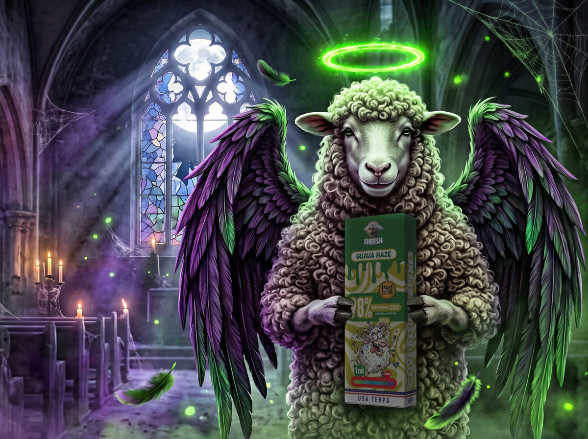 Superior als Fallen Angel mit Superior Vape